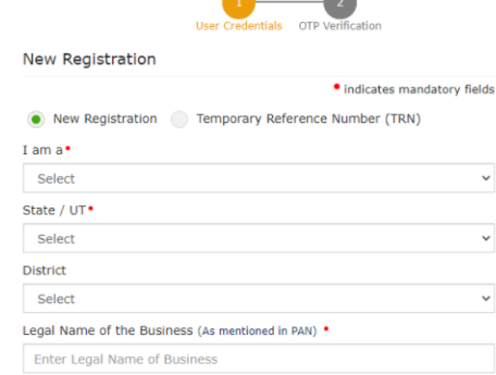 Online GST Registration Process 2021