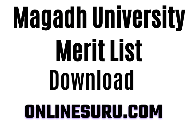Magadh University UG 4th Merit List