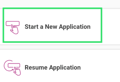 start a new application