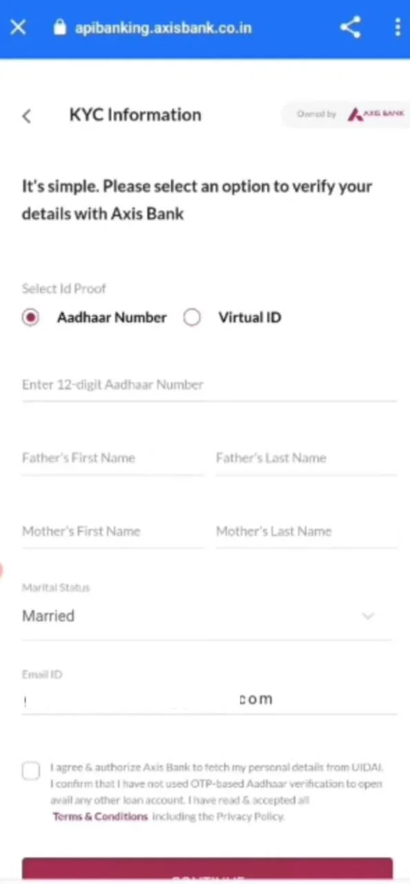  Aadhaar Number