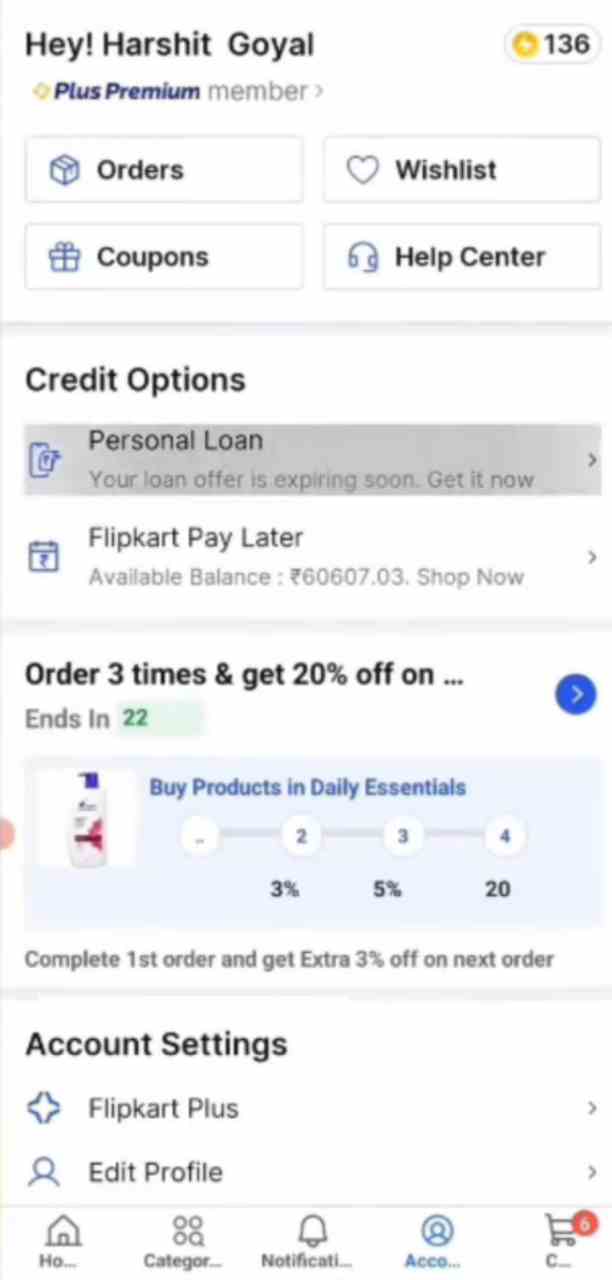 Flipkart Application