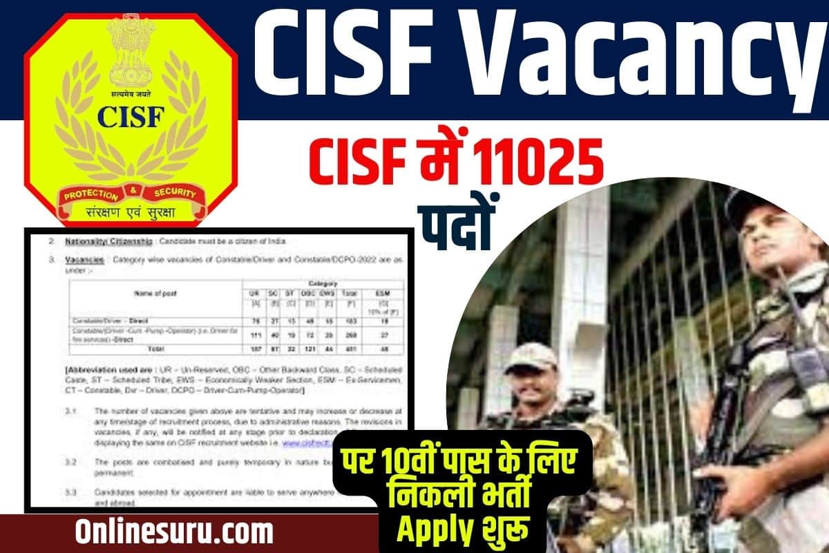 CISF Vacancy