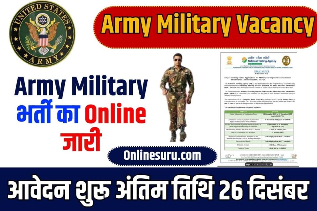 Army Military Vacancy