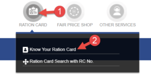 How to check ration card by Aadhaar card number