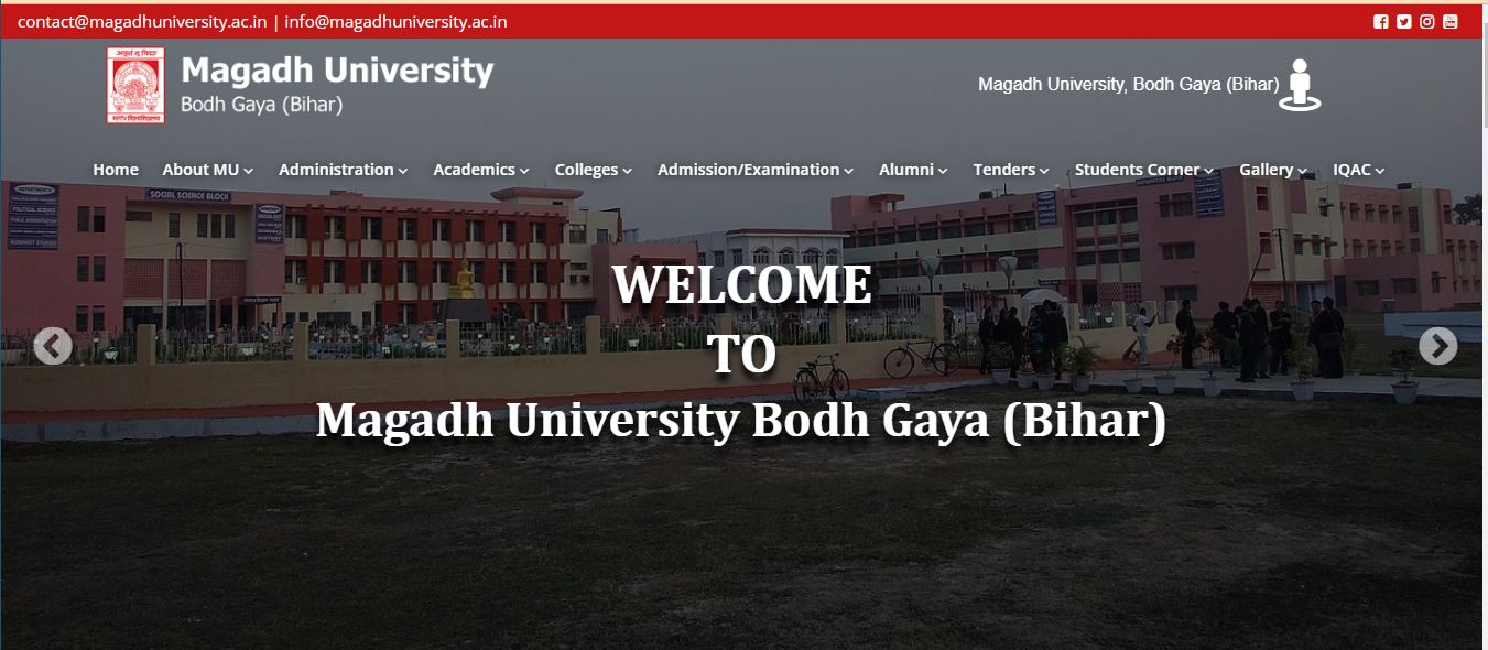 Magadh University Part 3 Admit Card 