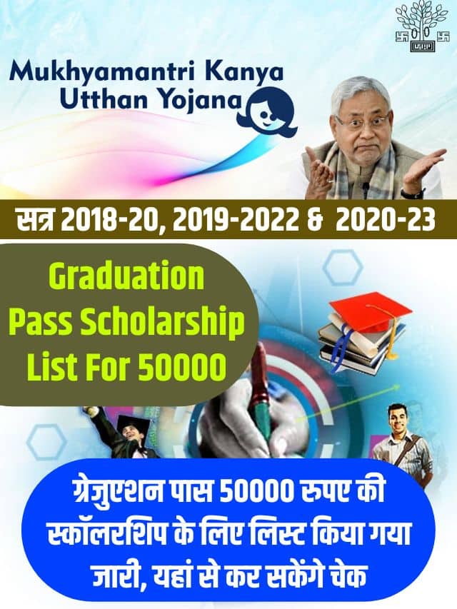 Graduation Pass Scholarship List For 50000 – ग्रेजुएशन पास 50000 रुपए की स्कॉलरशिप के लिए लिस्ट किया गया जारी, यहां से कर सकेंगे चेक