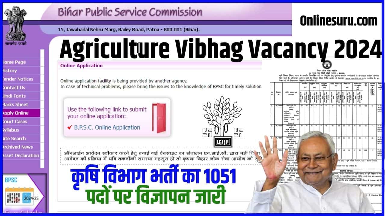 Bihar Agriculture Department Recruitment 