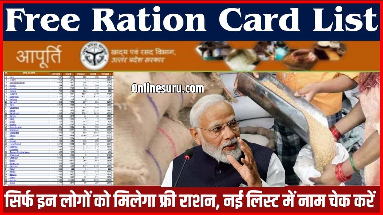 Free Ration Card List