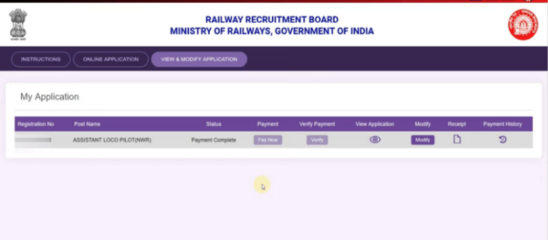 RRB ALP Form Correction