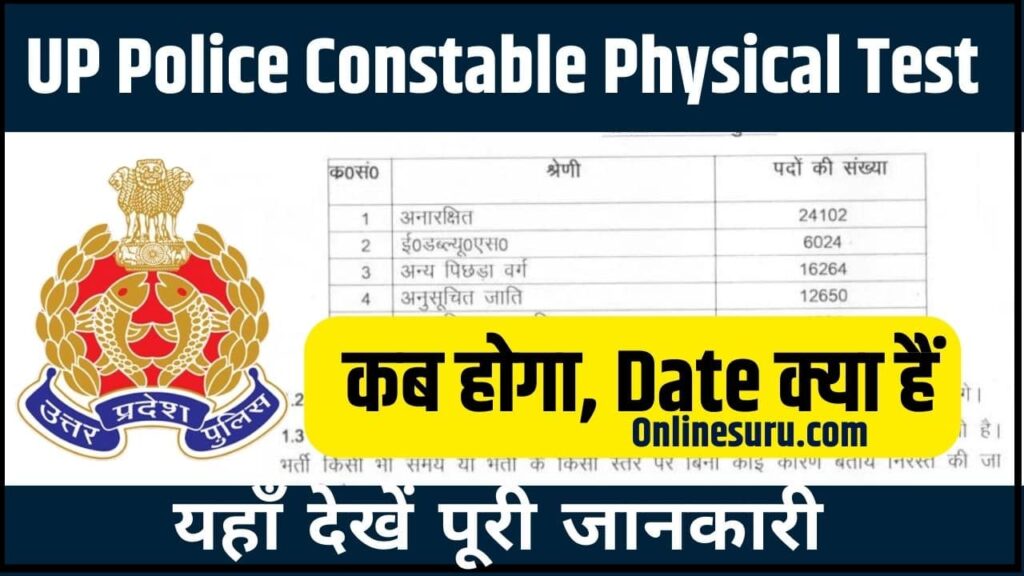 UP Police Constable Physical Test