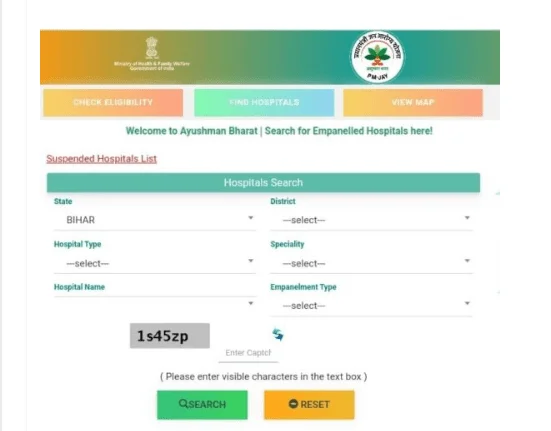 Ayushman Card Hospital List 