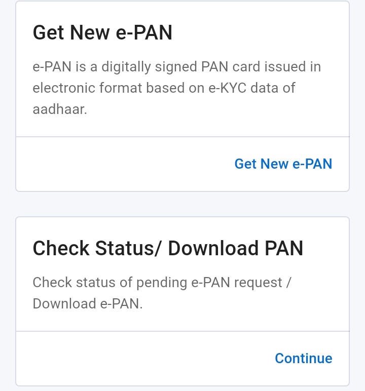 Instant PAN Card Online Apply