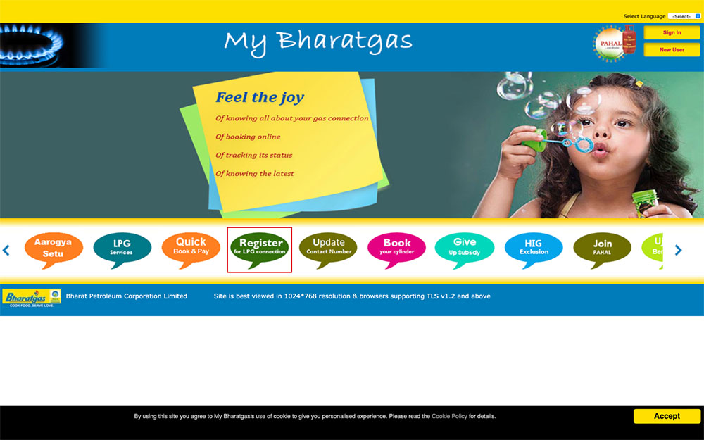 Bharat Gas New Connection 