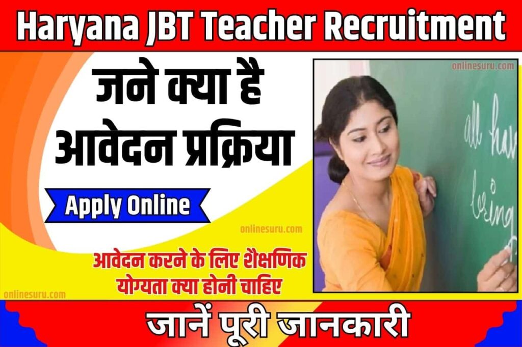 Haryana JBT Teacher Recruitment