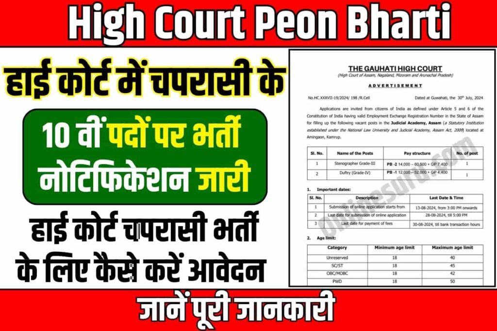 High Court Peon Bharti